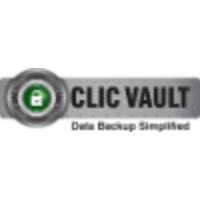 ClicVault logo, ClicVault contact details