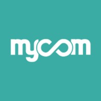 MyCom logo, MyCom contact details