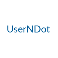 UserNDot logo, UserNDot contact details