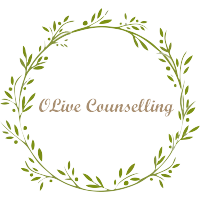 OLiveCounselling logo, OLiveCounselling contact details