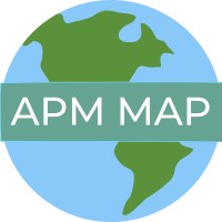 APM Map logo, APM Map contact details