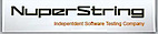 NuperString logo, NuperString contact details