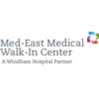 Med East logo, Med East contact details