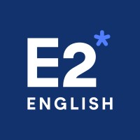 E2 English logo, E2 English contact details