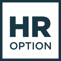 HR Option logo, HR Option contact details