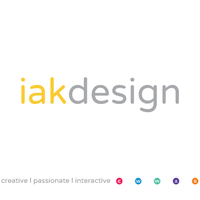 IAK Design logo, IAK Design contact details