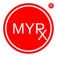 MyRx logo, MyRx contact details