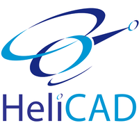 HeliCAD logo, HeliCAD contact details