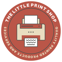 The Little Print Shop logo, The Little Print Shop contact details