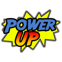 PowerUp Productions logo, PowerUp Productions contact details