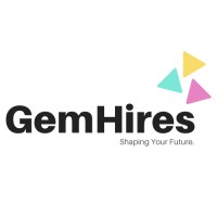 GemHires logo, GemHires contact details