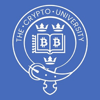 The Crypto University logo, The Crypto University contact details