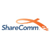 ShareComm logo, ShareComm contact details