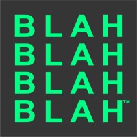 made by blah logo, made by blah contact details