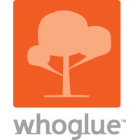 WhoGlue logo, WhoGlue contact details