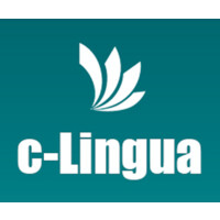 c-Lingua logo, c-Lingua contact details