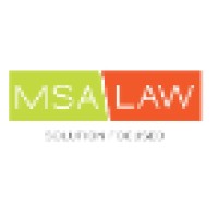 MSA Law logo, MSA Law contact details