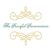 The Graceful Grammarian logo, The Graceful Grammarian contact details