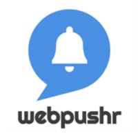 Webpushr logo, Webpushr contact details