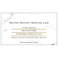 Reiter Notary Service LLC logo, Reiter Notary Service LLC contact details