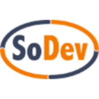 SoDev logo, SoDev contact details