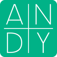 Andy+ logo, Andy+ contact details