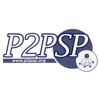 P2PSP.org logo, P2PSP.org contact details