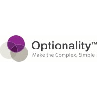 Optionality logo, Optionality contact details