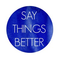 Say Things Better logo, Say Things Better contact details