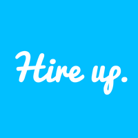 Hire up logo, Hire up contact details