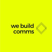 We Build Comms logo, We Build Comms contact details