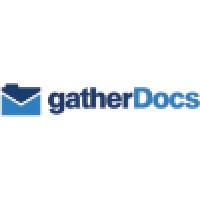 gatherDocs logo, gatherDocs contact details