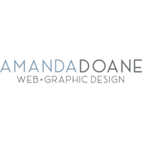 Amanda Doane web+graphic design logo, Amanda Doane web+graphic design contact details