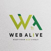 Web Alive logo, Web Alive contact details