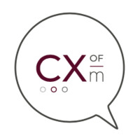 CX of M logo, CX of M contact details