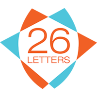 26 Letters logo, 26 Letters contact details