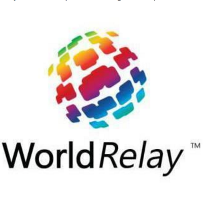 WorldRelay logo, WorldRelay contact details