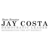 State Senator Jay Costa, Jr., 43rd Senatorial District logo, State Senator Jay Costa, Jr., 43rd Senatorial District contact details