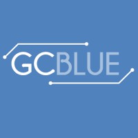 GCBlue logo, GCBlue contact details