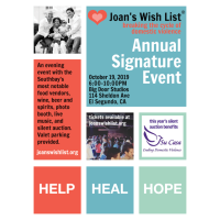 Joan's Wish List logo, Joan's Wish List contact details