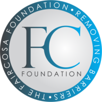 The FairCosa Foundation logo, The FairCosa Foundation contact details