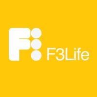 F3Life logo, F3Life contact details