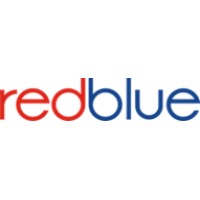 REDBLUE logo, REDBLUE contact details