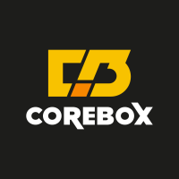 CB COREBOX logo, CB COREBOX contact details