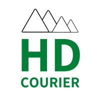 HD Courier logo, HD Courier contact details