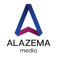 ALAZEMA Media logo, ALAZEMA Media contact details