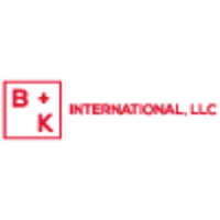 B+K International logo, B+K International contact details