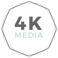 4K Media logo, 4K Media contact details