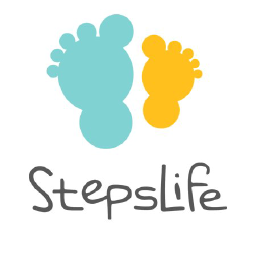 StepsLife logo, StepsLife contact details