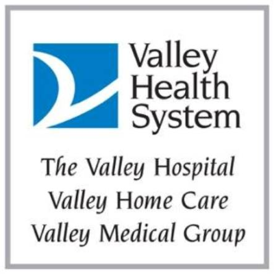 The Valley Hospital logo, The Valley Hospital contact details